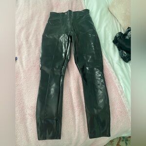 Spanx Faux Patent Leather Leggings